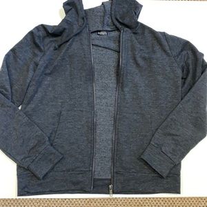 Revelation zip up gray sweatshirt